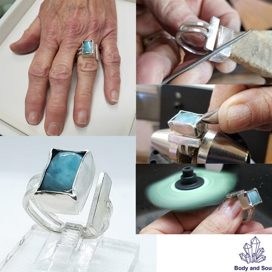 Her Larimar Ring