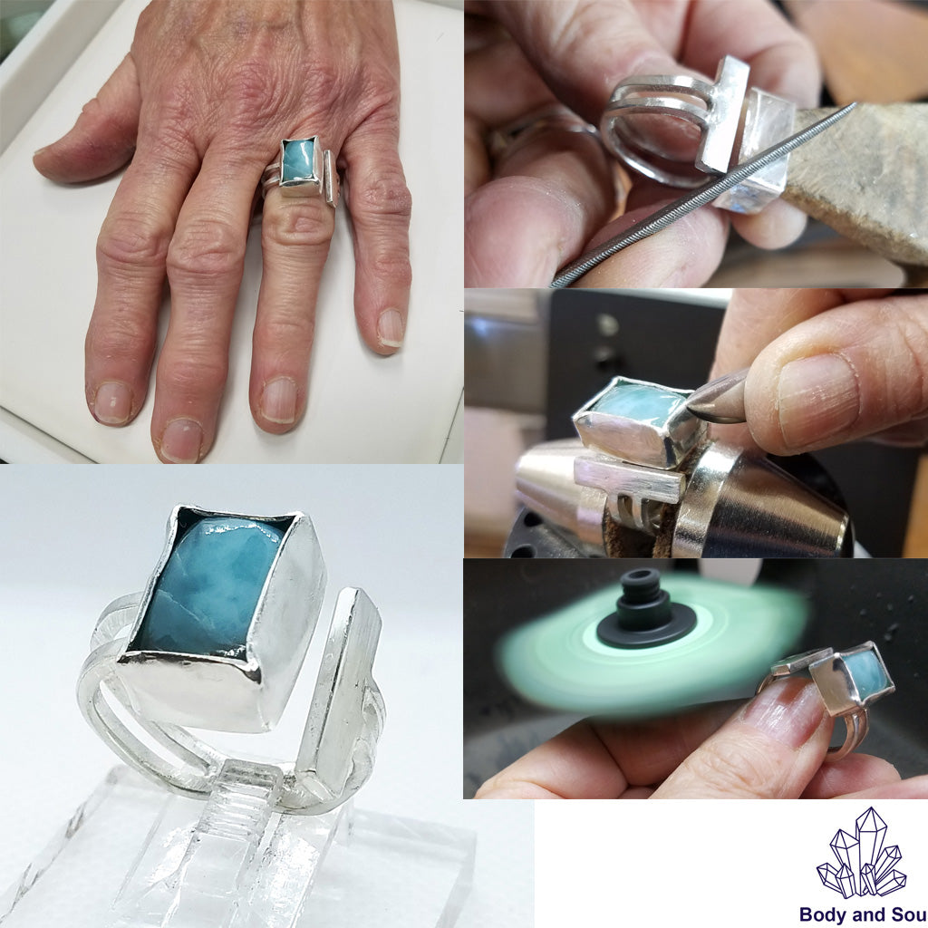 Her Larimar Ring
