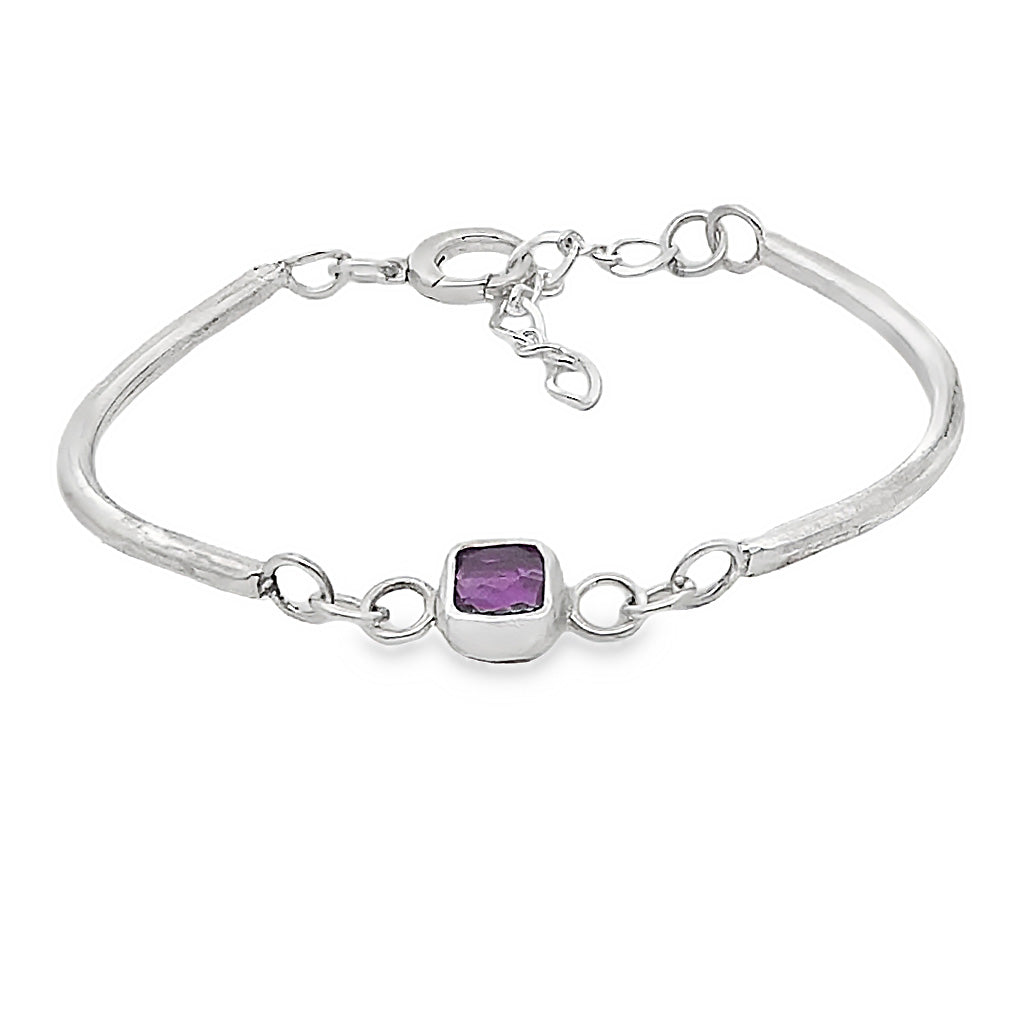 Flow-Fit Amethyst Bracelet