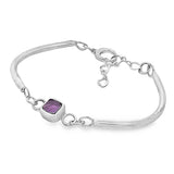 Flow-Fit Amethyst Bracelet