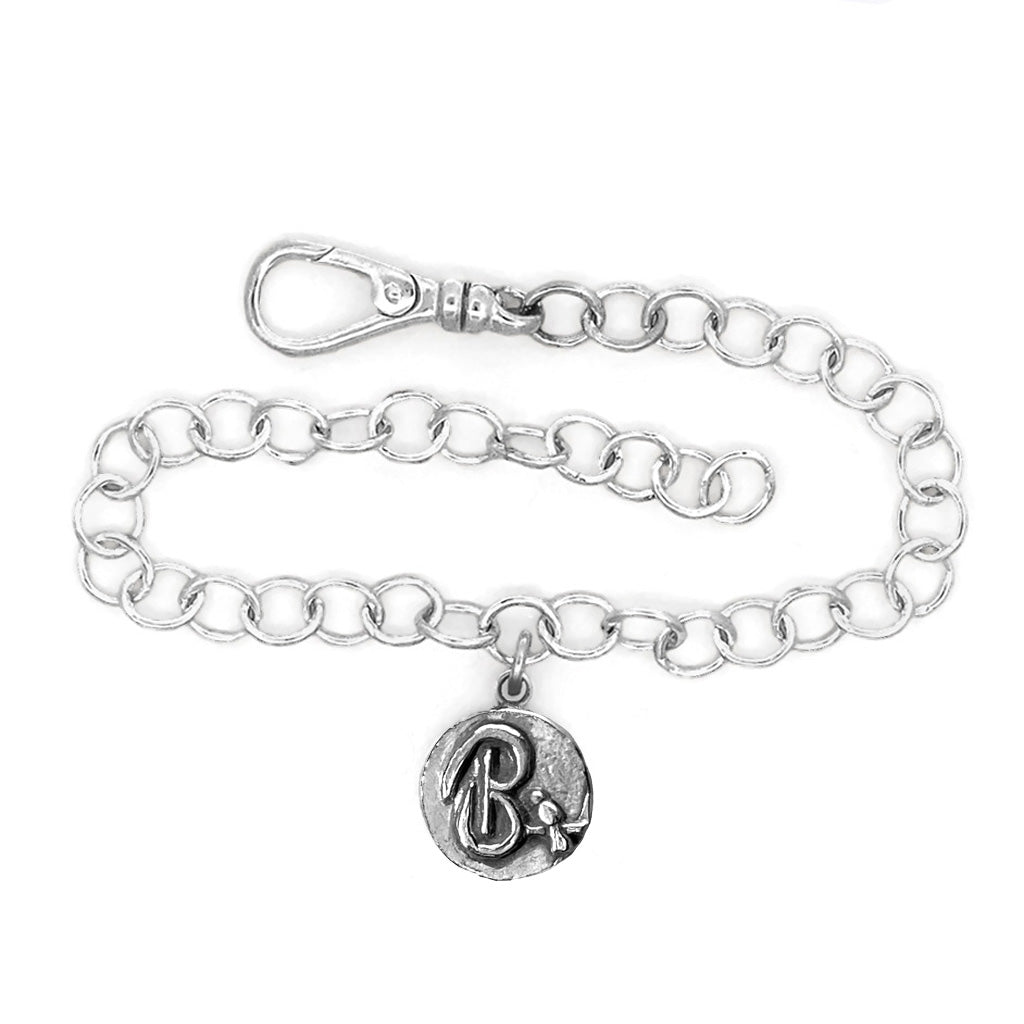 Letters with Life Charm — B