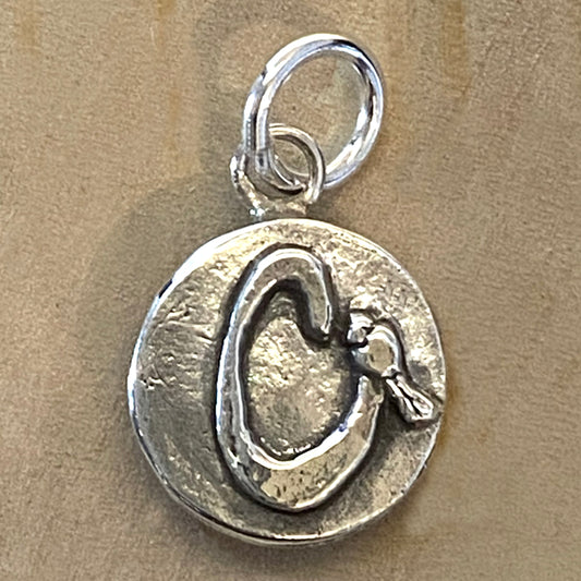 Letters with Life Charm — C