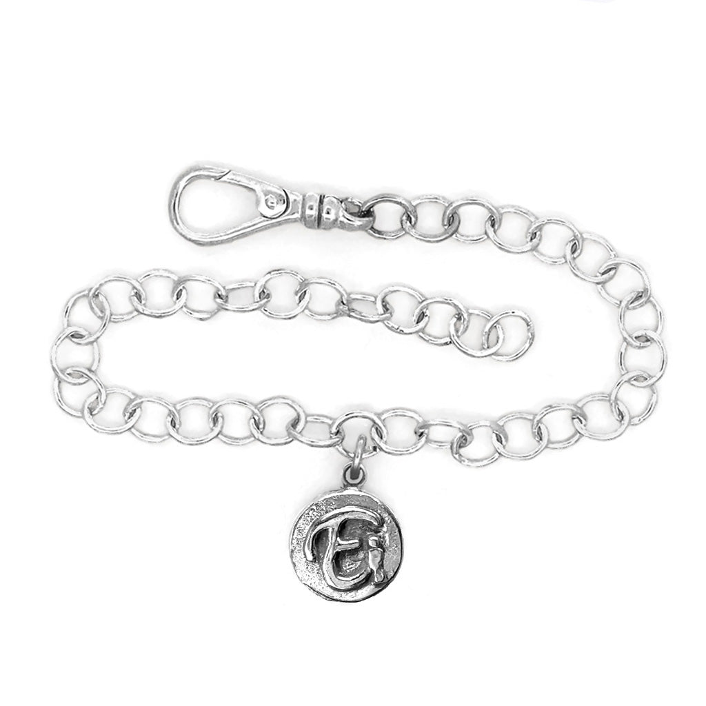Letters with Life Charm — E