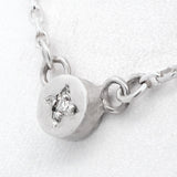 White Diamond Full Moon Necklace