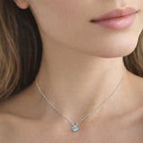 Dainty Ethiopian Opal Necklace