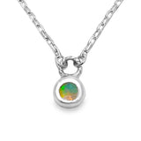 Dainty Ethiopian Opal Necklace