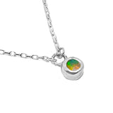 Dainty Ethiopian Opal Necklace