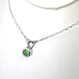 Dainty Ethiopian Opal Necklace