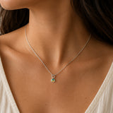 Dainty Ethiopian Opal Necklace