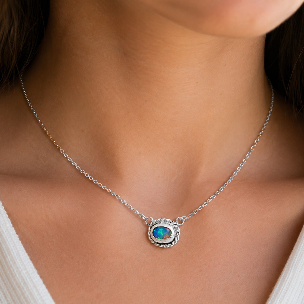 Ethiopian Opal Necklace