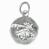 Save the Planet Charm -Fall Season Tree Leaves