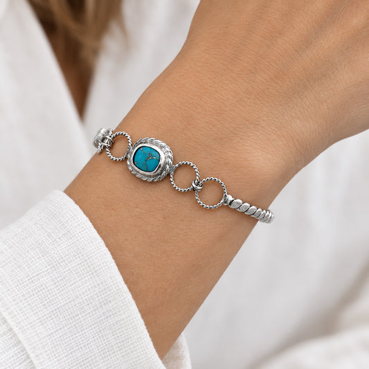 Flow-Fit Turquoise Bracelet