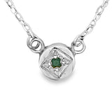 Full Moon Emerald Necklace