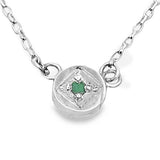 Full Moon Emerald Necklace
