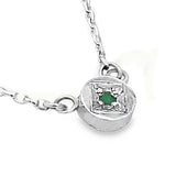 Full Moon Emerald Necklace