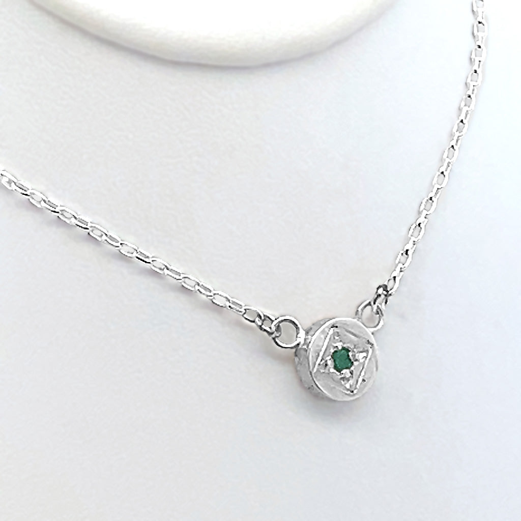 Full Moon Emerald Necklace