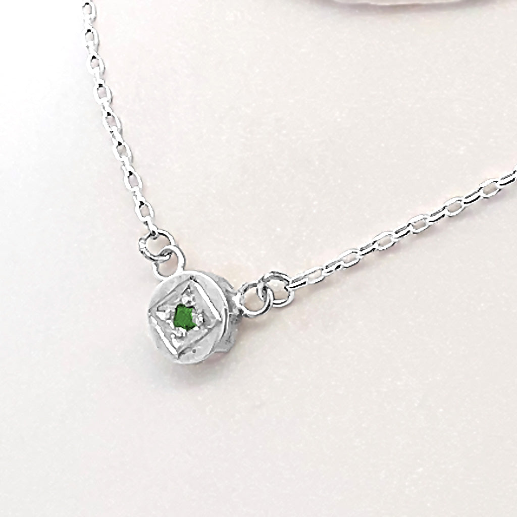 Full Moon Emerald Necklace
