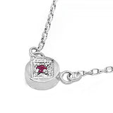 Full Moon Ruby Necklace
