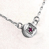 Full Moon Ruby Necklace