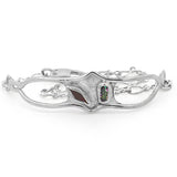 Happy Wave Garnet and Mystic Topaz Bracelet