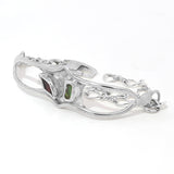 Happy Wave Garnet and Mystic Topaz Bracelet