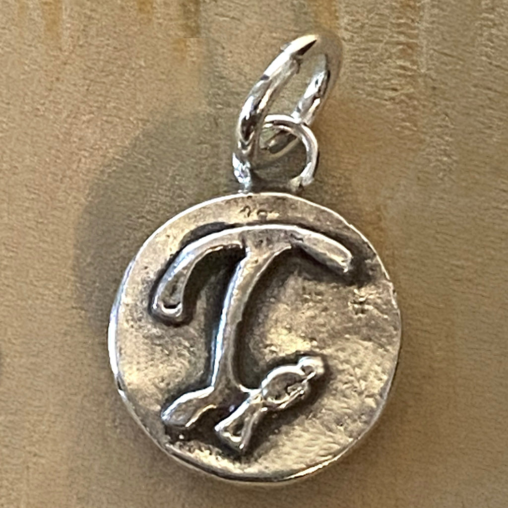 Letters with Life Charm — I