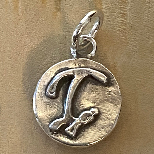Letters with Life Charm — I