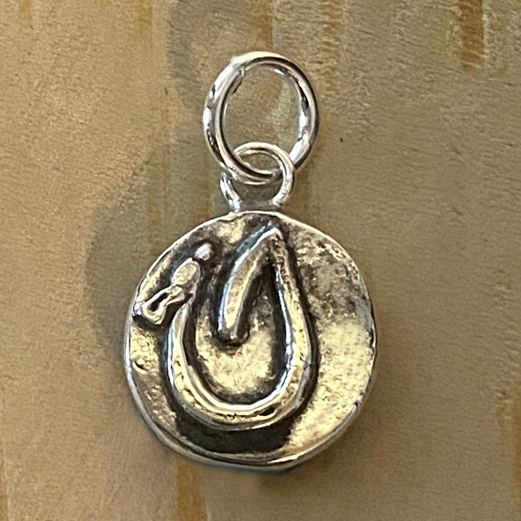Letters with Life Charm — J