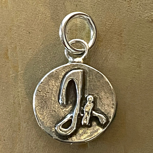 Letters with Life Charm — L