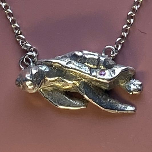 Matilda the Sea Turtle Pendant