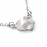 Grateful Heart & Garnet Necklace