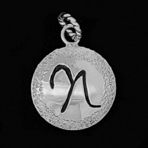 Monogram Charm - N