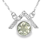 North Point Green Amethyst Necklace