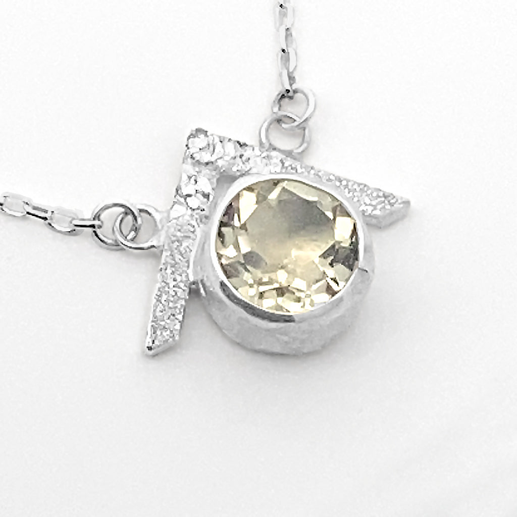 North Point Green Amethyst Necklace