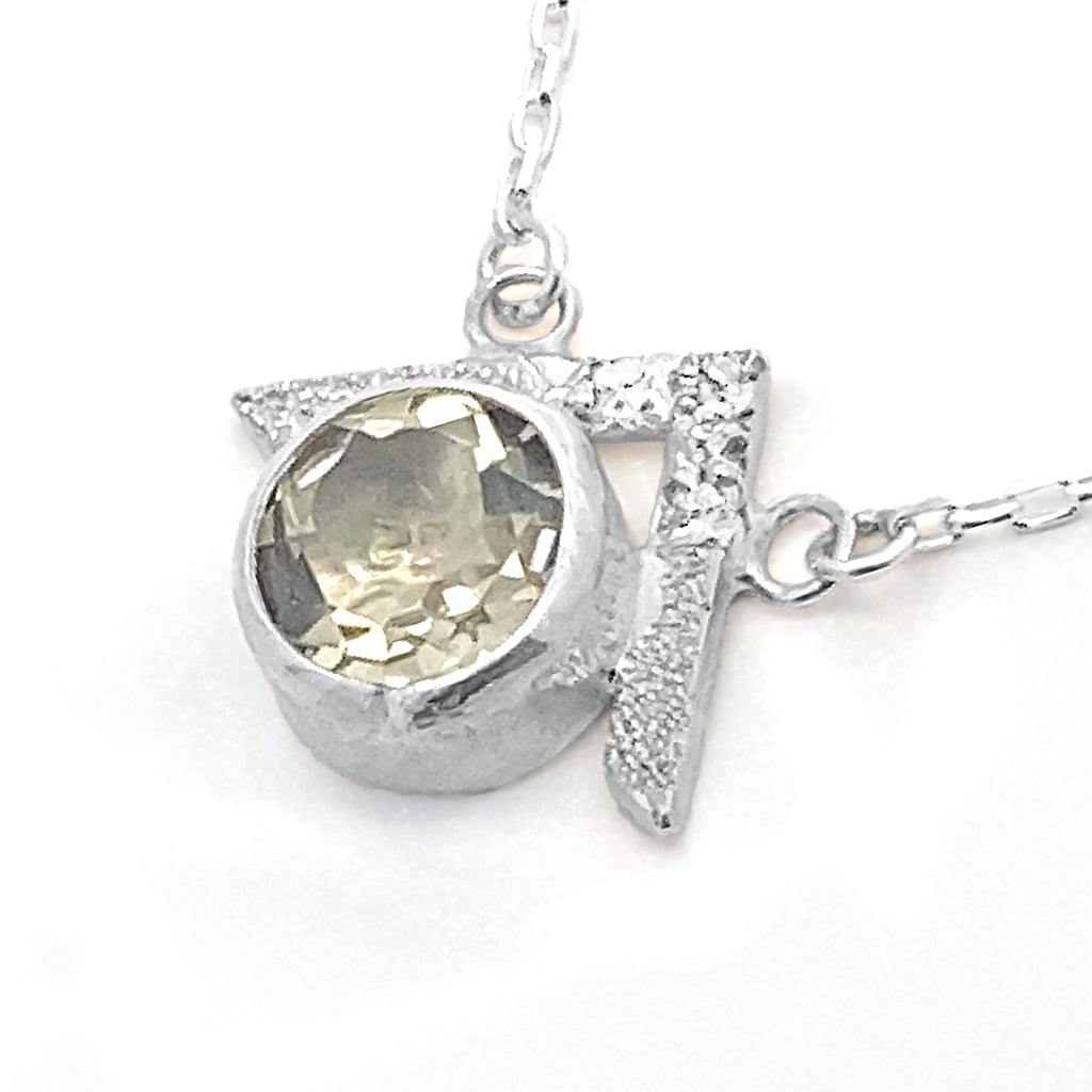 North Point Green Amethyst Necklace