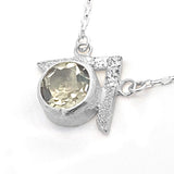 North Point Green Amethyst Necklace