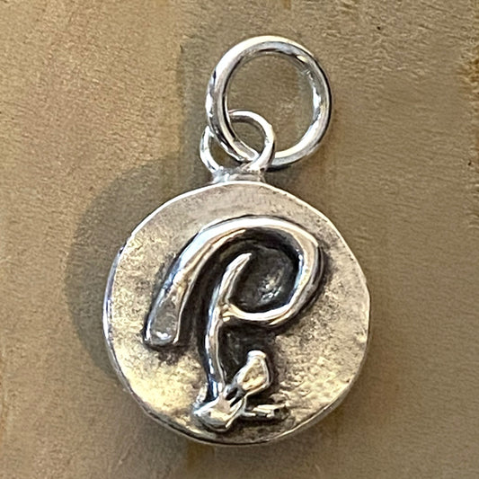 Letters with Life Charm — P