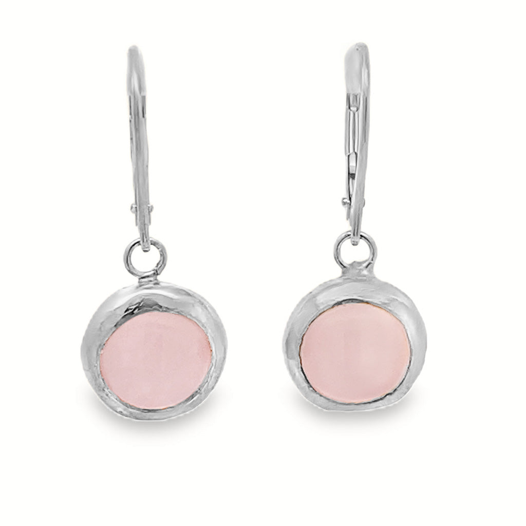 Rose Quartz Dangle earrings