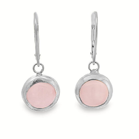 Rose Quartz Dangle earrings