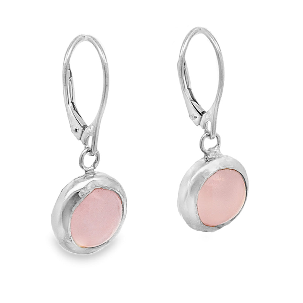 Rose Quartz Dangle earrings