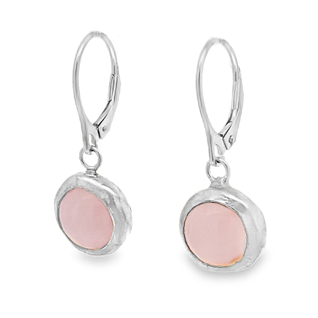 Rose Quartz Dangle earrings