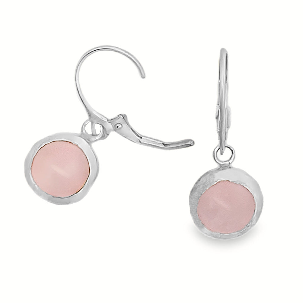 Rose Quartz Dangle earrings