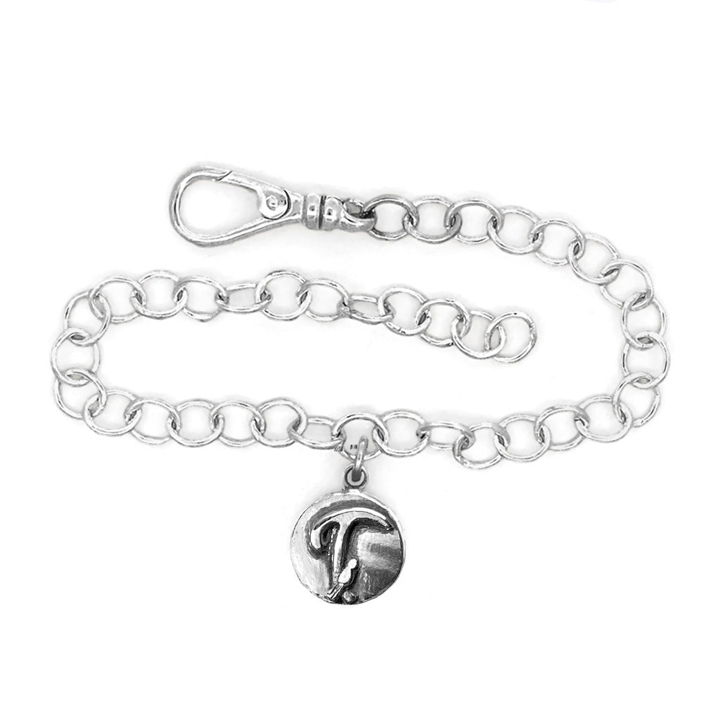 Letters with Life Charm — T
