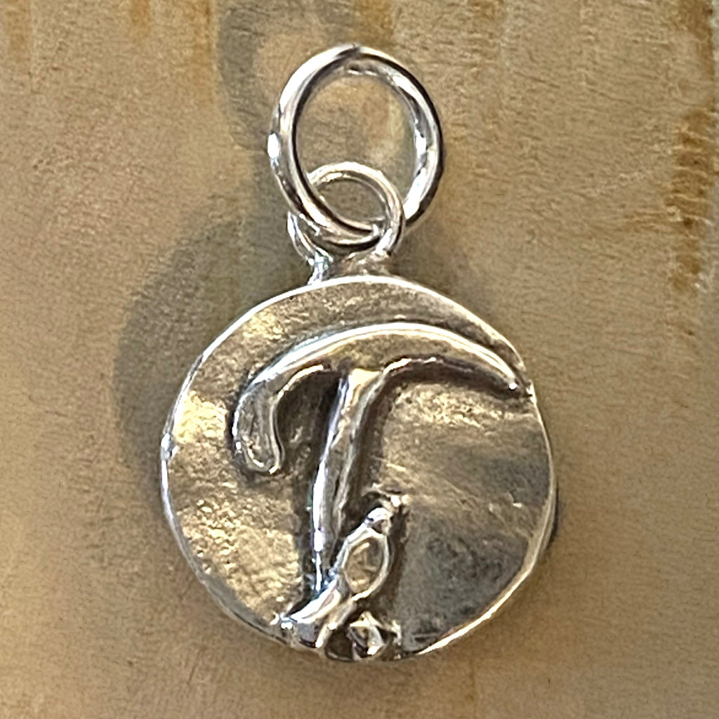 Letters with Life Charm — T