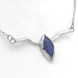 Tanzanite Cabochon Necklace