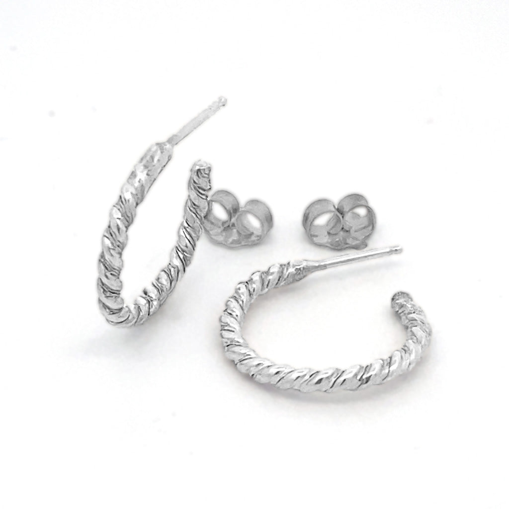 Mini Twisted Hoops