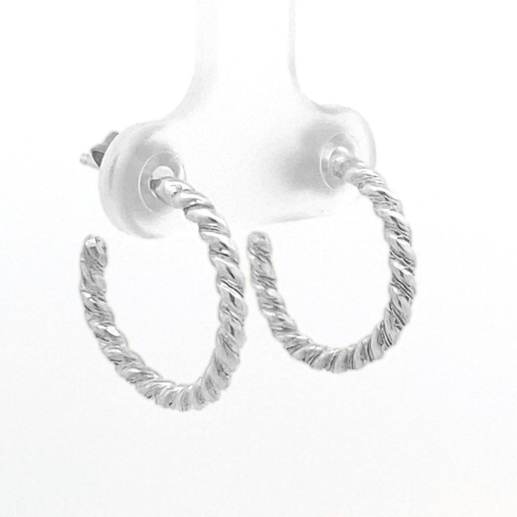 Mini Twisted Hoops