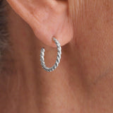 Mini Twisted Hoops