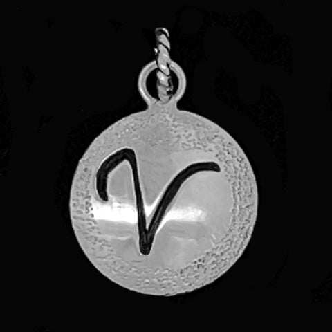 Monogram Charm - V