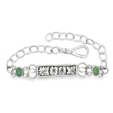 Violet Leaf Bracelet